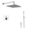 Chrome Thermostatic Shower System with 8